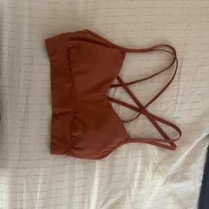 COPY - Target all in motion rust colored sports bra sz sm